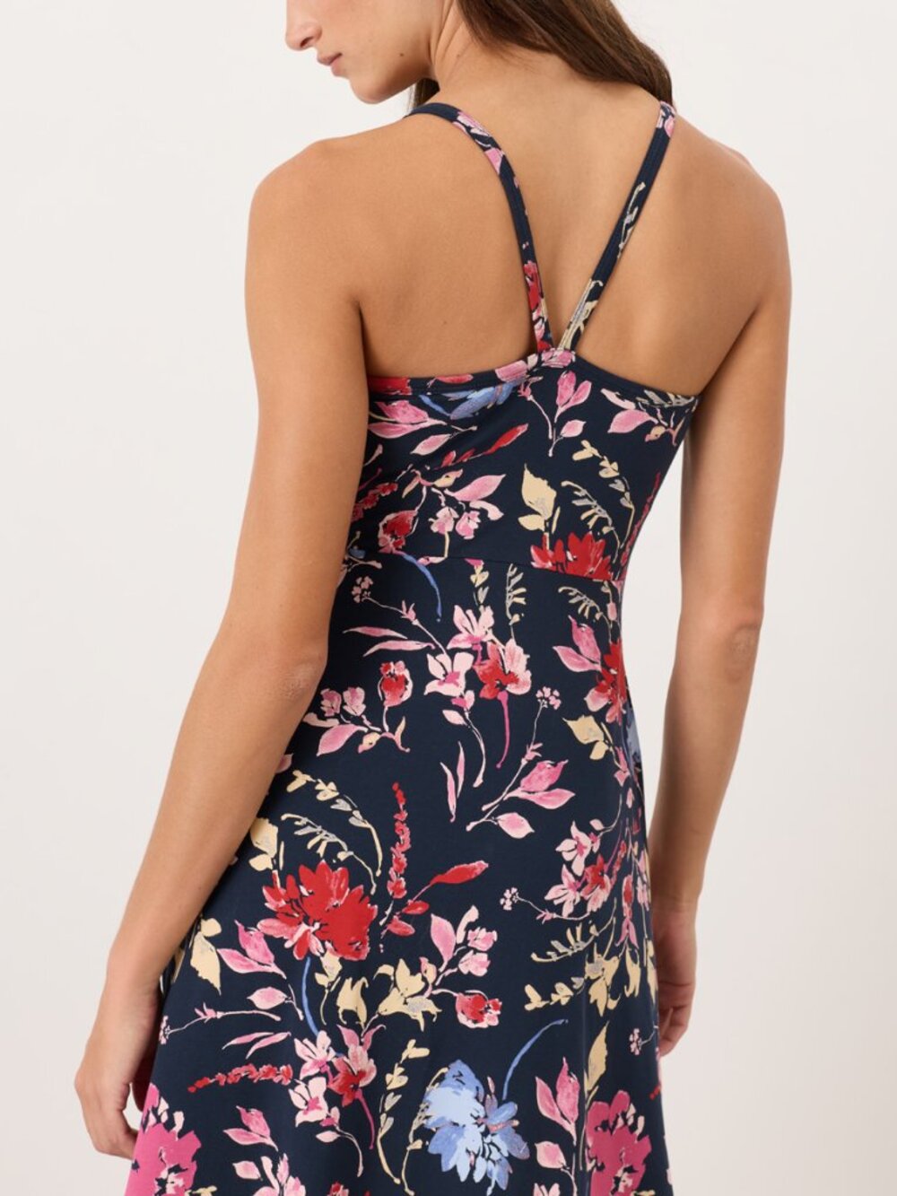 Fit & Flare Midi Dress with Organic Cotton - Picture 2 of 9